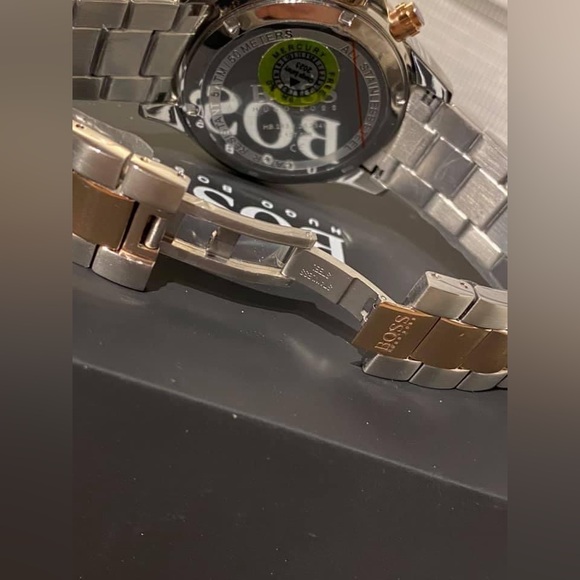 HB1513339 - Hugo Boss Men’s Ikon Two-Tone Chronograph Watch - Picture 10 of 11